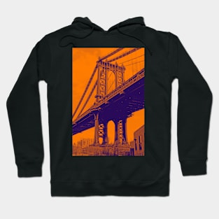 Manhattan Bridge. New York City Hoodie